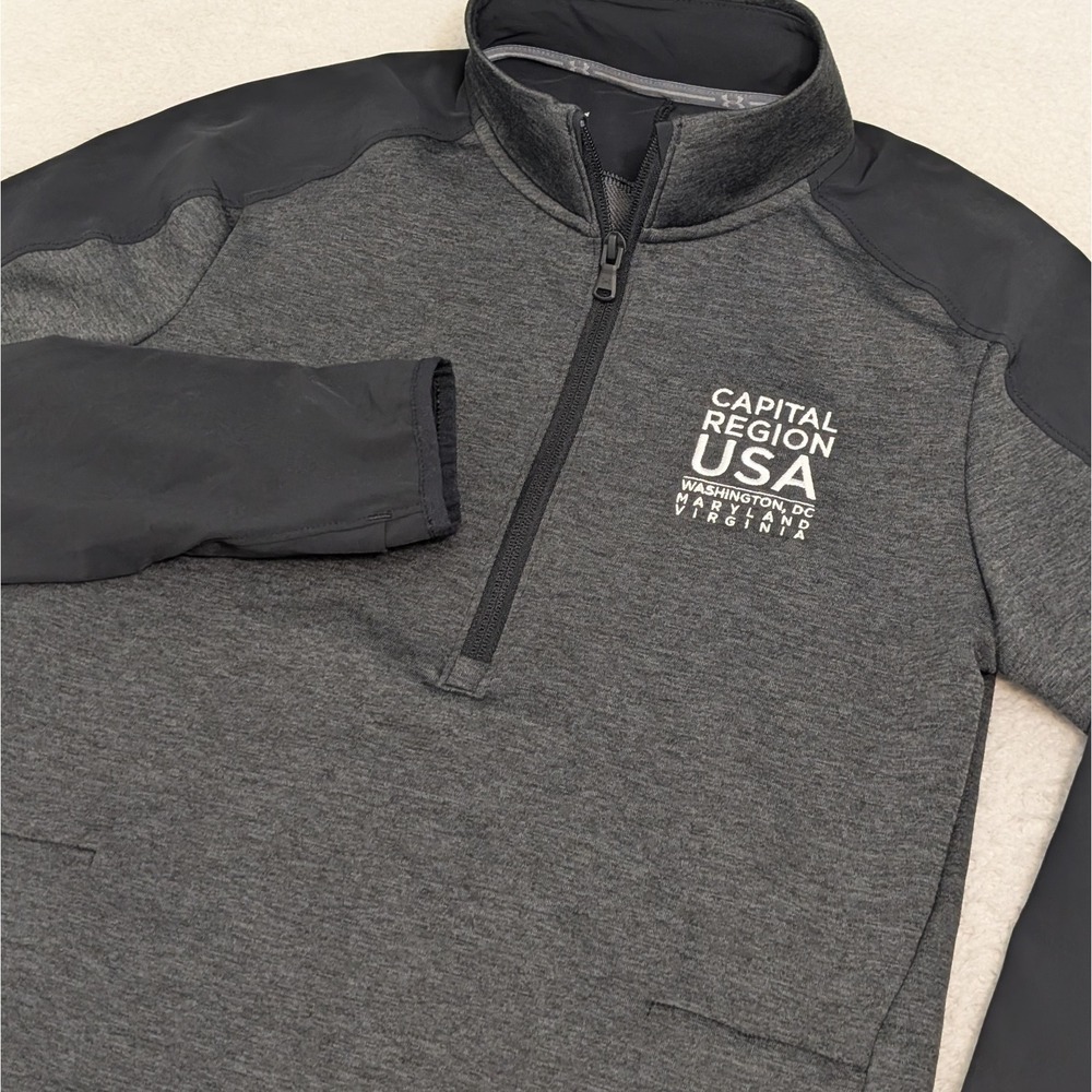 Under Armour Women's Sm 1/4 Zip Jacket Gray Capital  Region USA Athletic‎